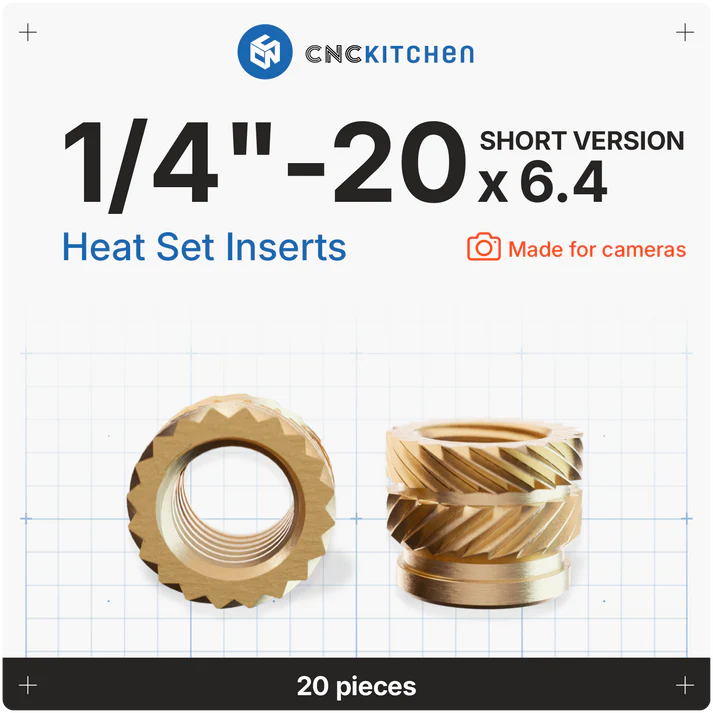 Gänginsats 1/4"-20 UNCx6.4 20 st