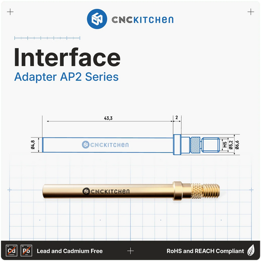 Lödspetsar SET kompatibla med AP2 - Brand It 3D