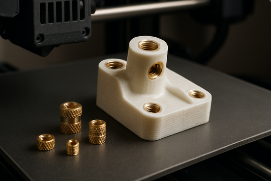 Mässingsinsatser för 3D-utskrift: Stärk dina prototyper