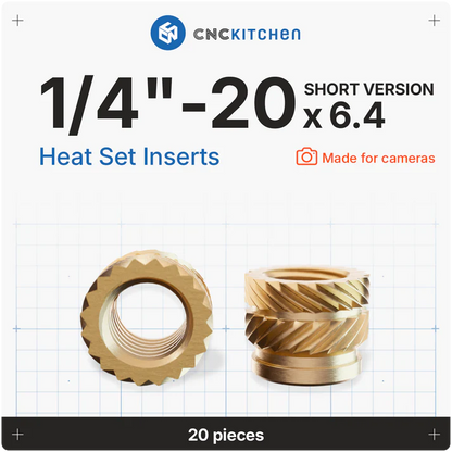 Gänginsats 1/4"-20 UNCx6.4 20 st