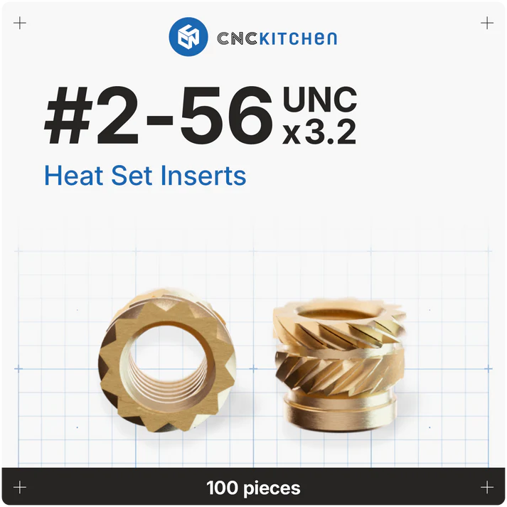 Gänginsats #2-56 UNCx3.2 100 st