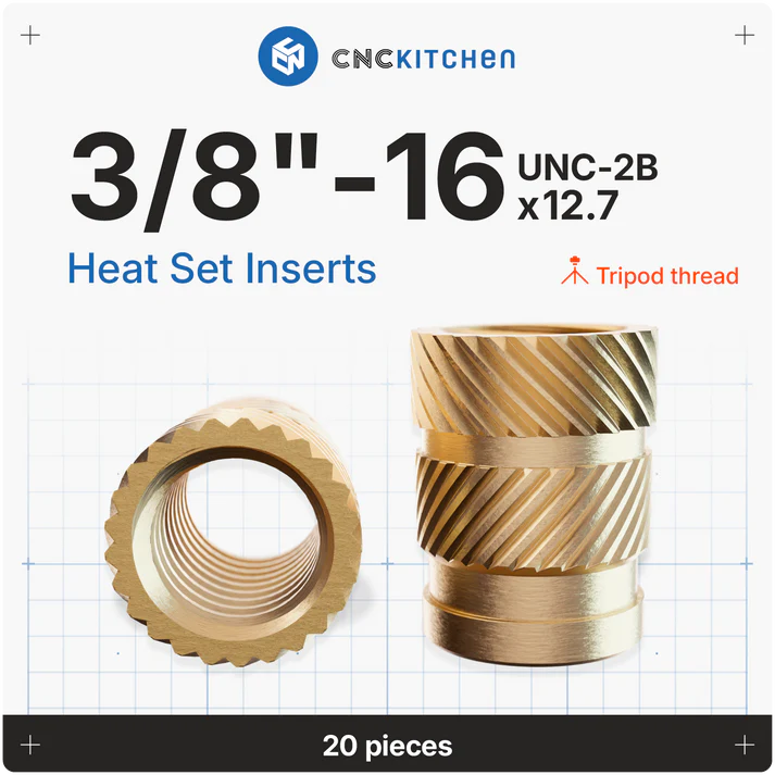 Gänginsats 3/8"-16 UNCx12.7 20 st