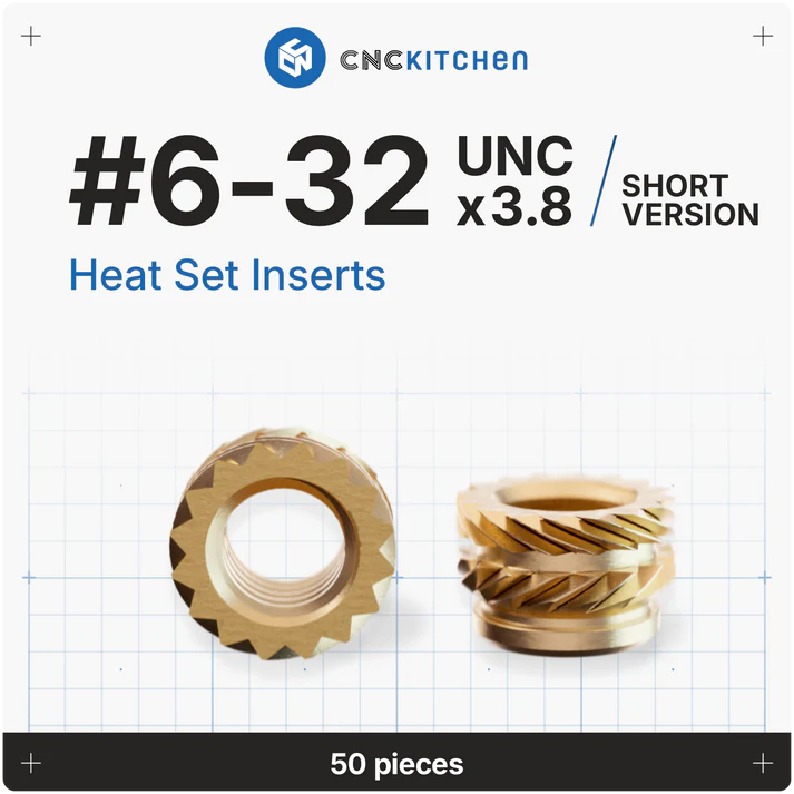 Gänginsats #6-32 UNCx5.7 50 st