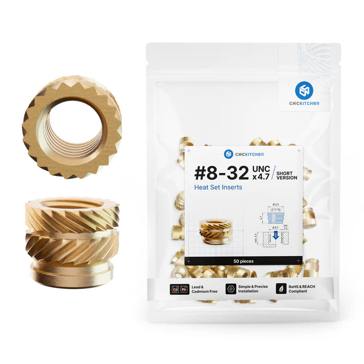 Gänginsats #8-32 UNCx4.7 50 st