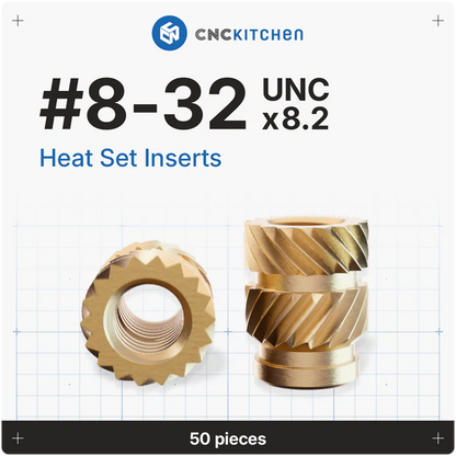 Gänginsats #8-32 UNCx8.2 50 st