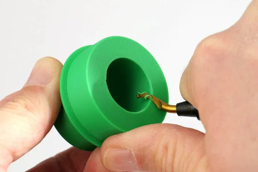 Avgradare med 3 titanbelagda blad - Brand It 3D