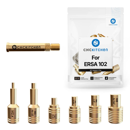 Lödspetsar SET kompatibla med Ersa Adapter 102 - Brand It 3D